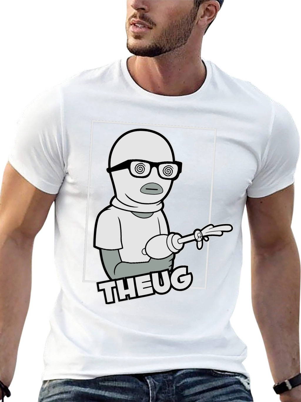 Theug Balaclava Cartoon T-Shirt