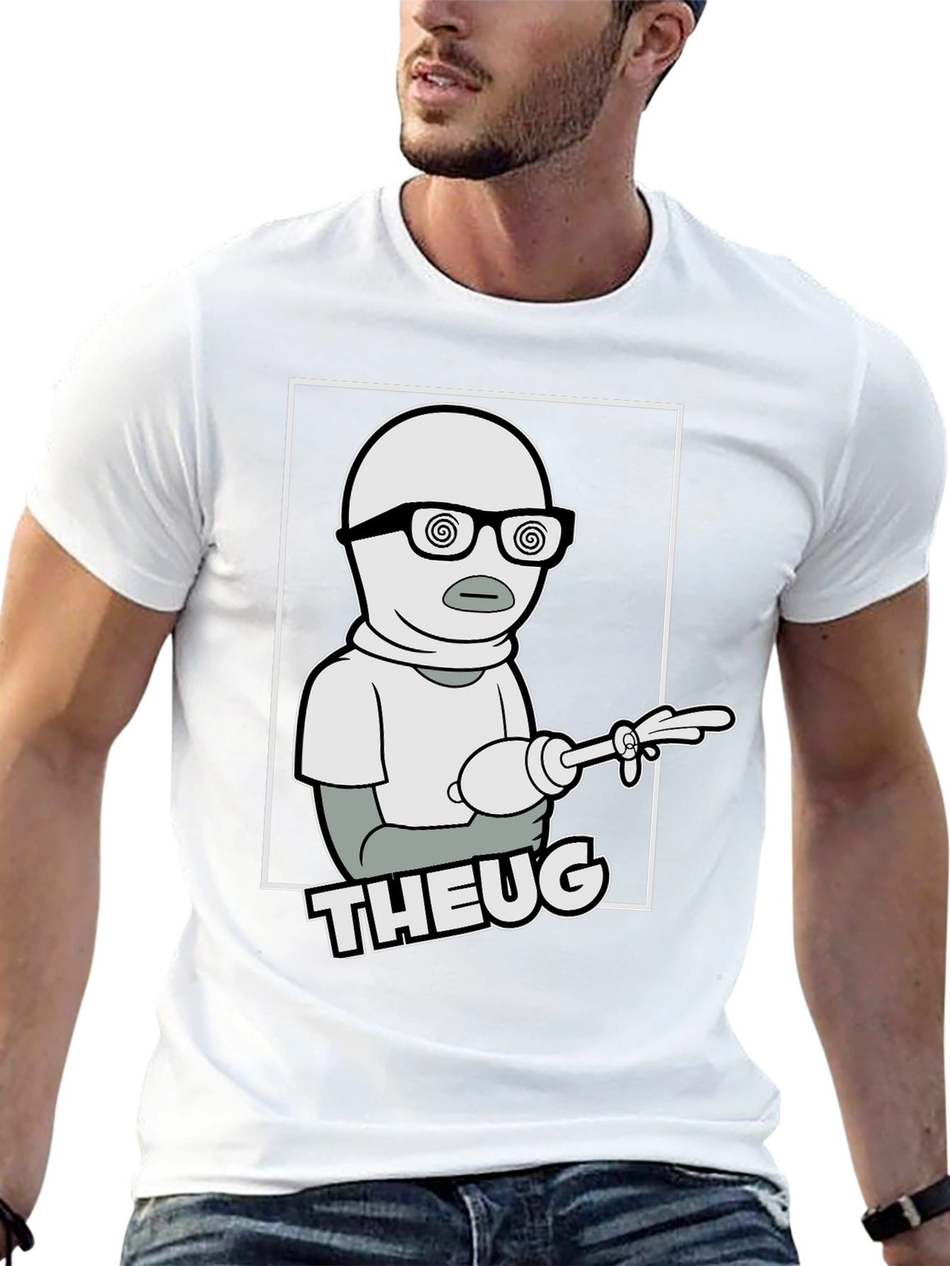 Theug Balaclava Cartoon T-Shirt