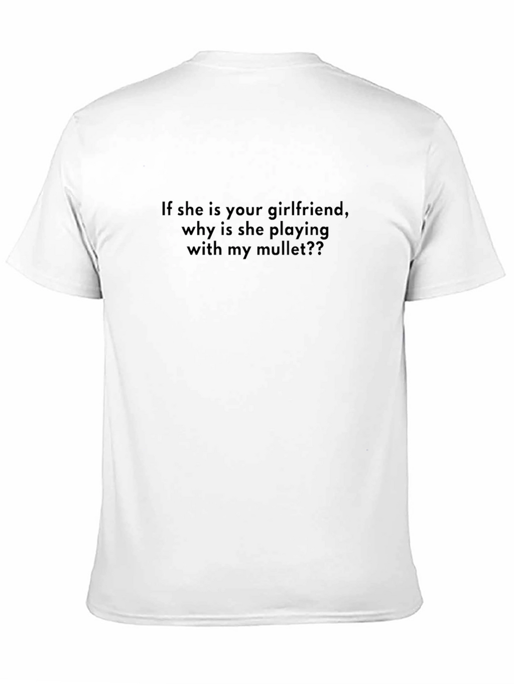 Mullet Joke Graphic T-Shirt