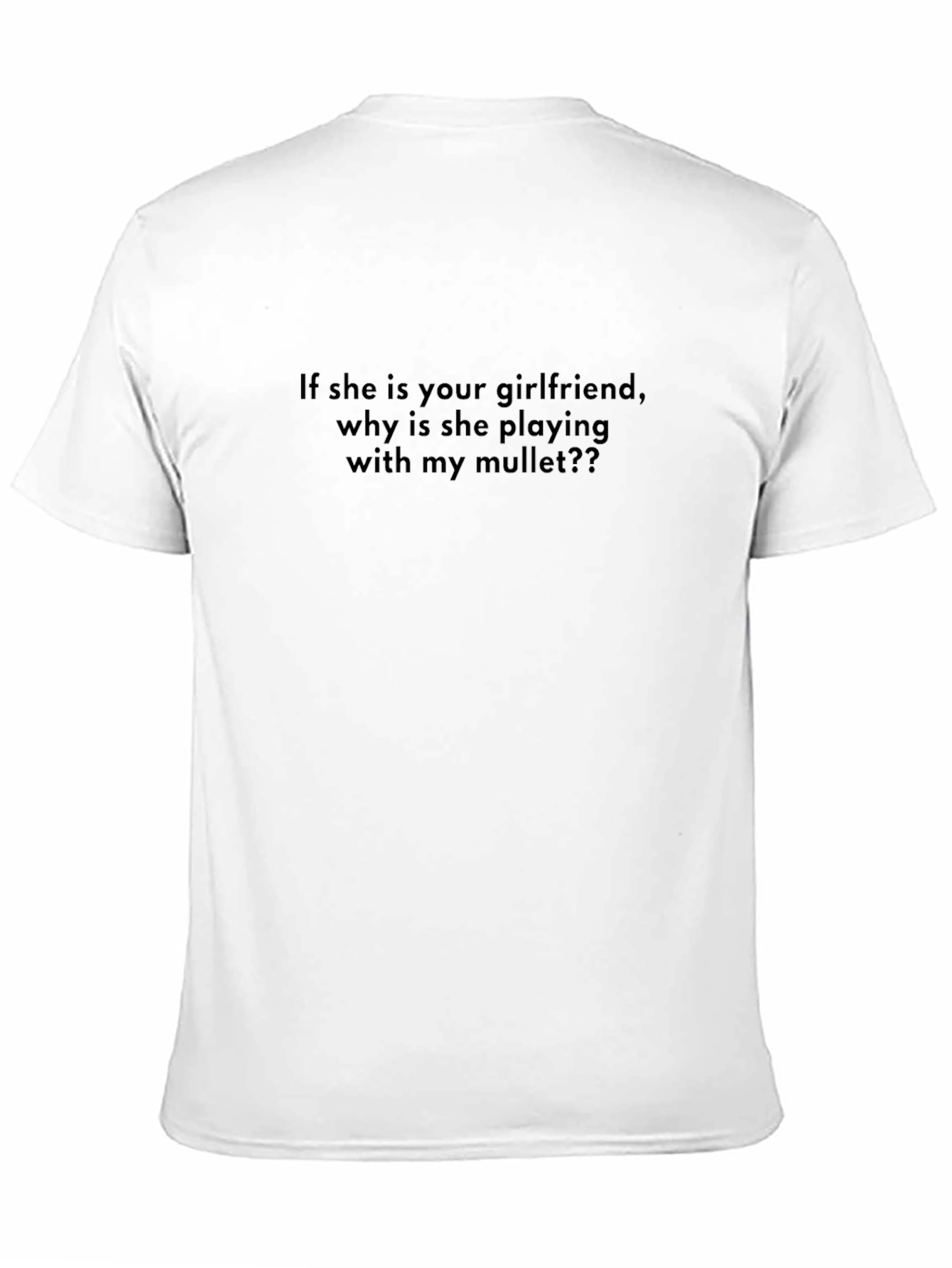 Mullet Joke Graphic T-Shirt
