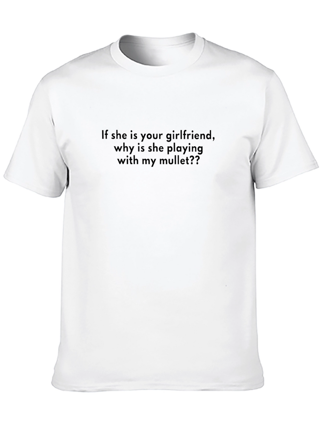 Mullet Joke Graphic T-Shirt