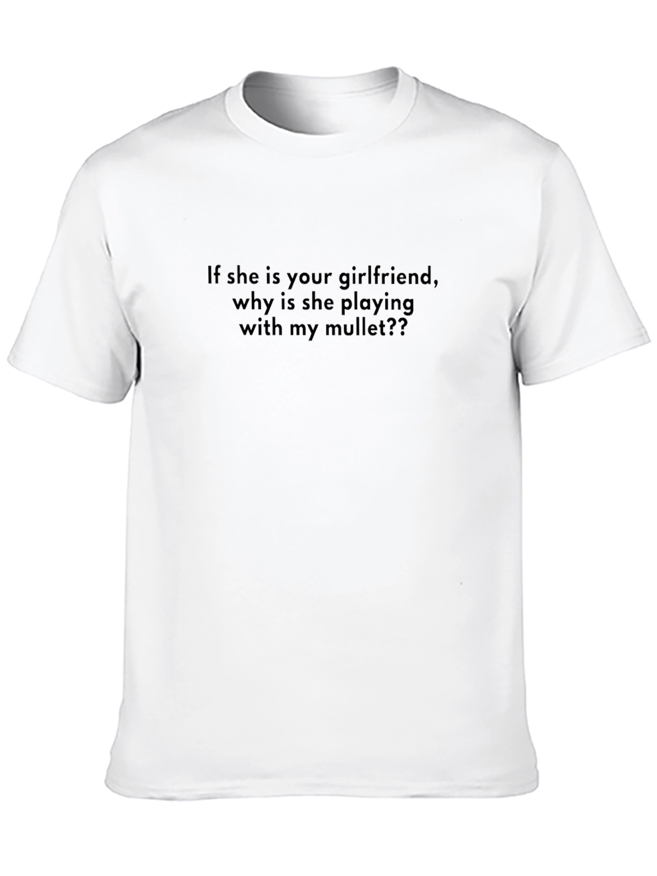 Mullet Joke Graphic T-Shirt
