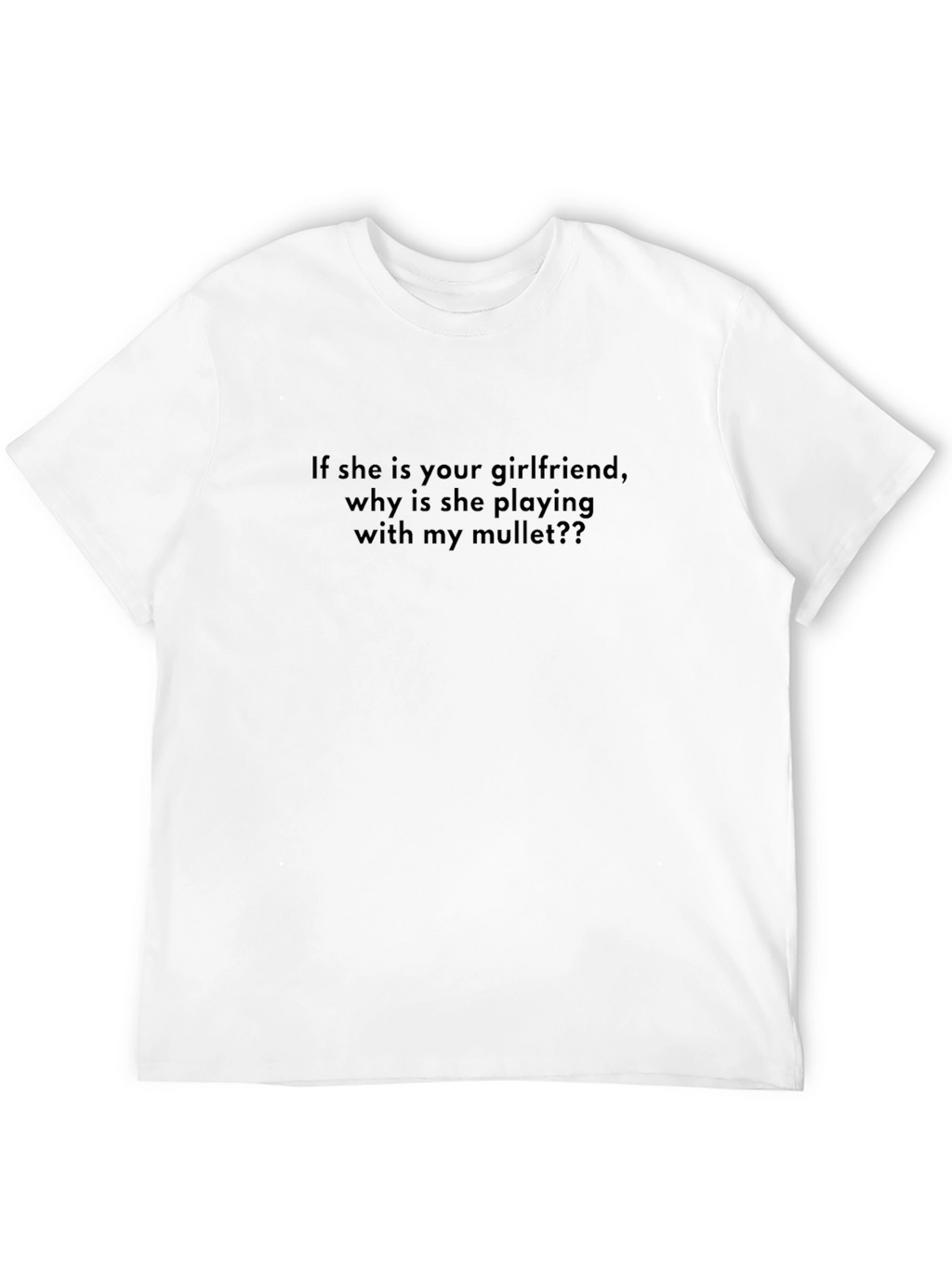 Mullet Joke Graphic T-Shirt