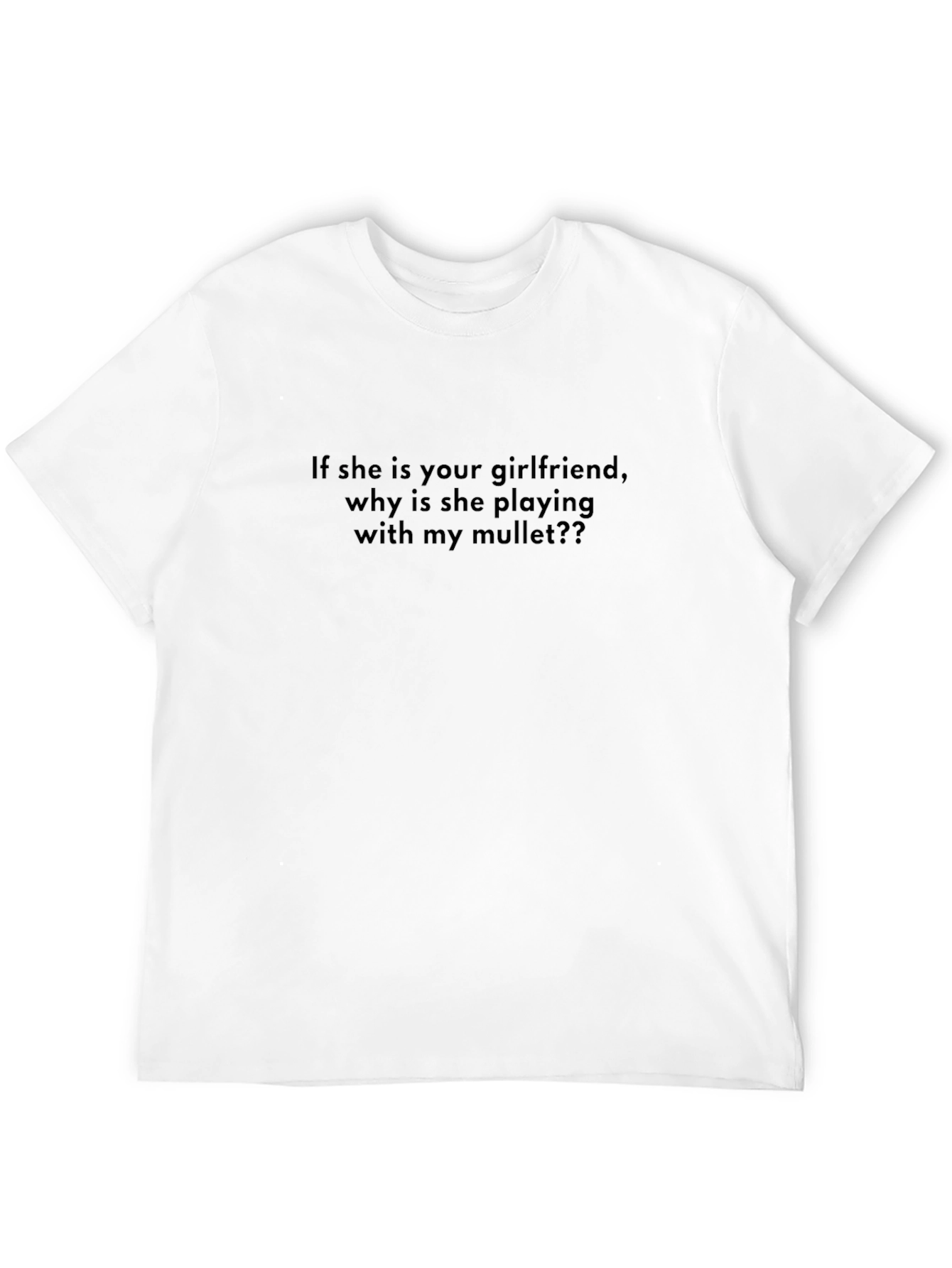 Mullet Joke Graphic T-Shirt