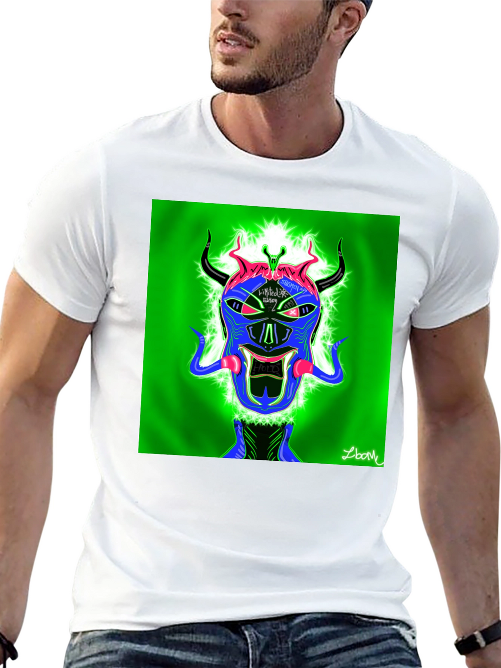 Bold Graphic Tee - Devilish Cool Art