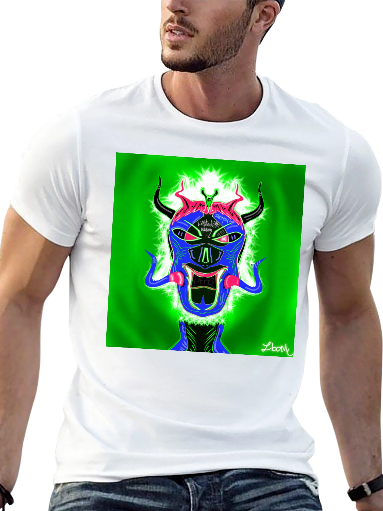 Bold Graphic Tee - Devilish Cool Art
