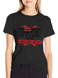Karaoke Night T-Shirt - Bar Prank Tee