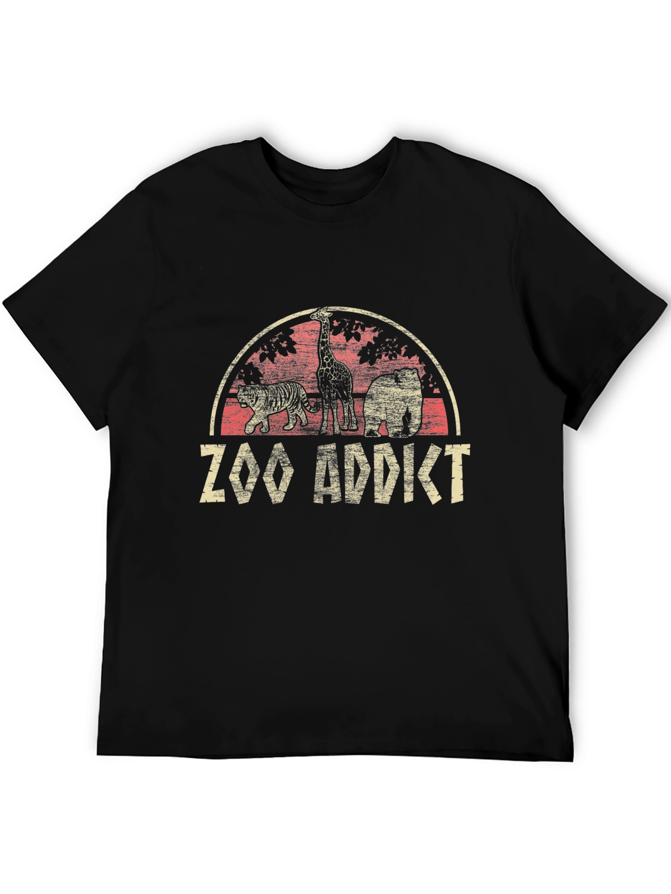 Zoo Addict Animal Graphic Tee - Stylish & Unique Design