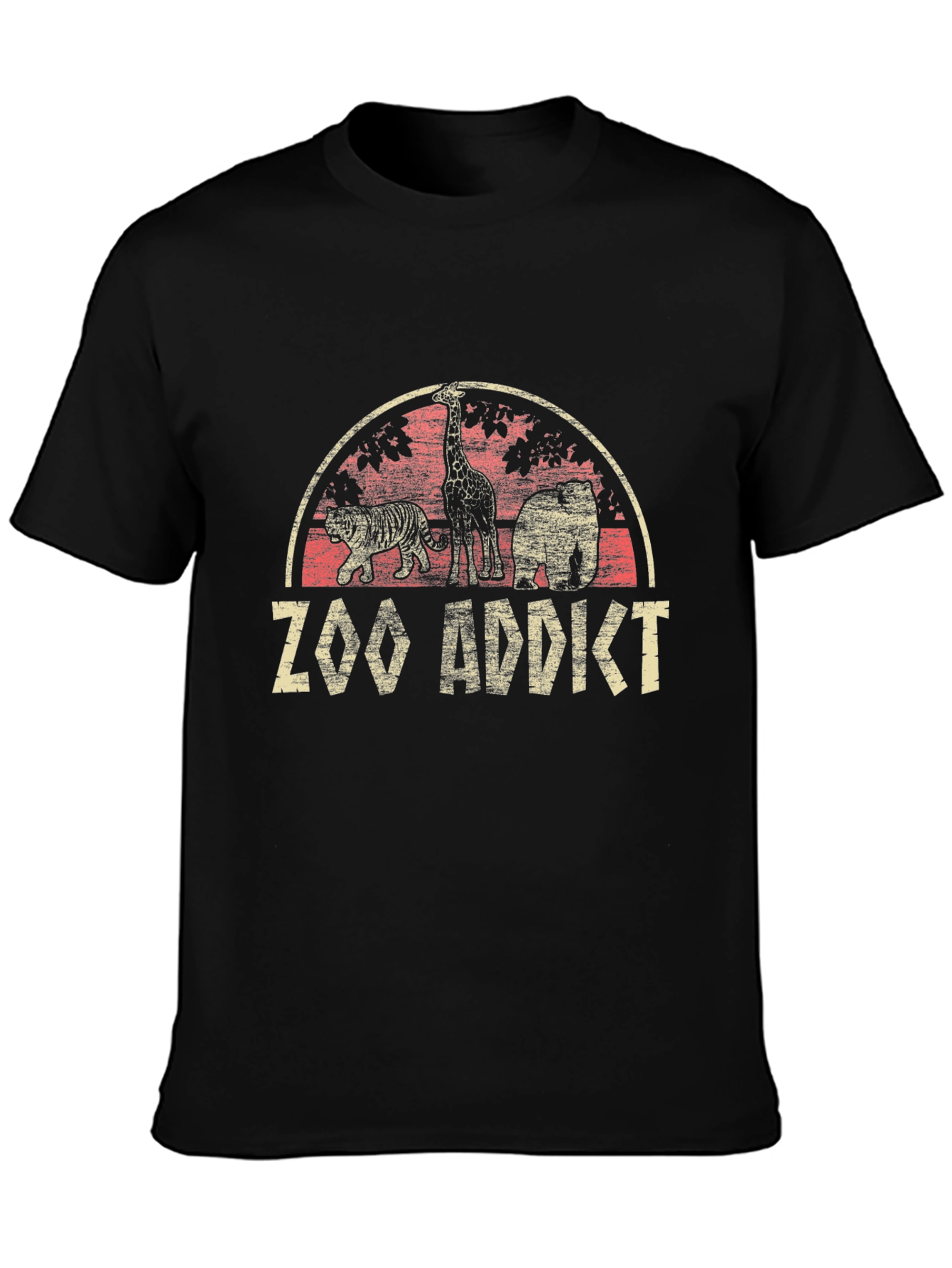 Zoo Addict Animal Graphic Tee - Stylish & Unique Design