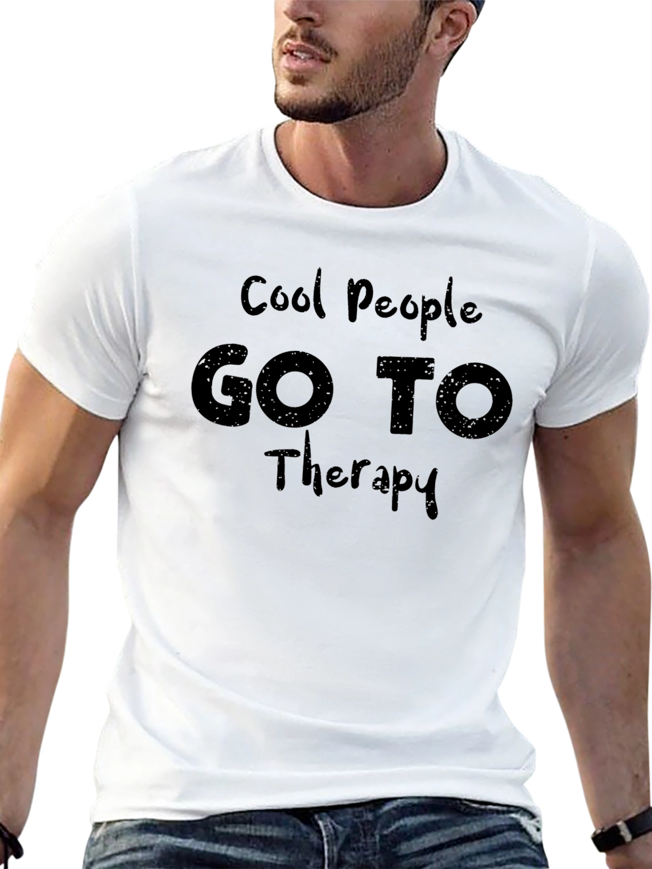 Cool People Go To Therapy T-Shirt - Motivational Apparel