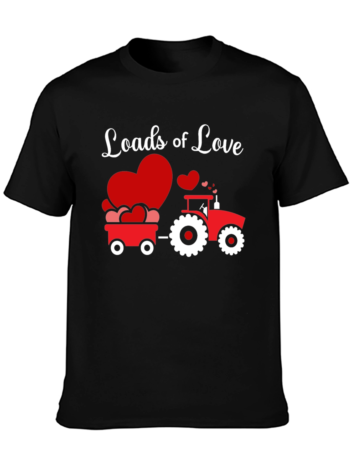 Loads of Love Tractor Valentines Day T-Shirt