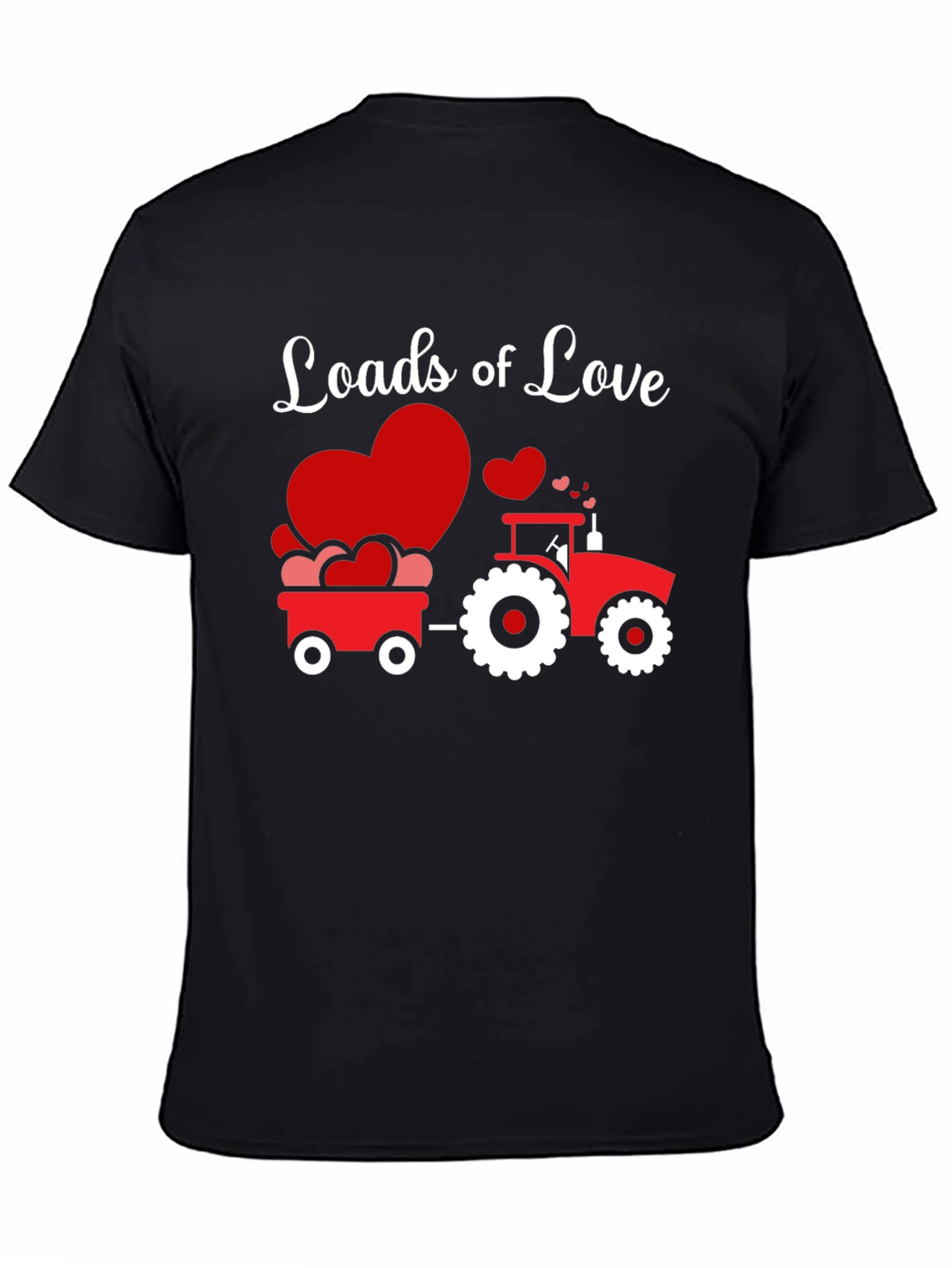 Loads of Love Tractor Valentines Day T-Shirt
