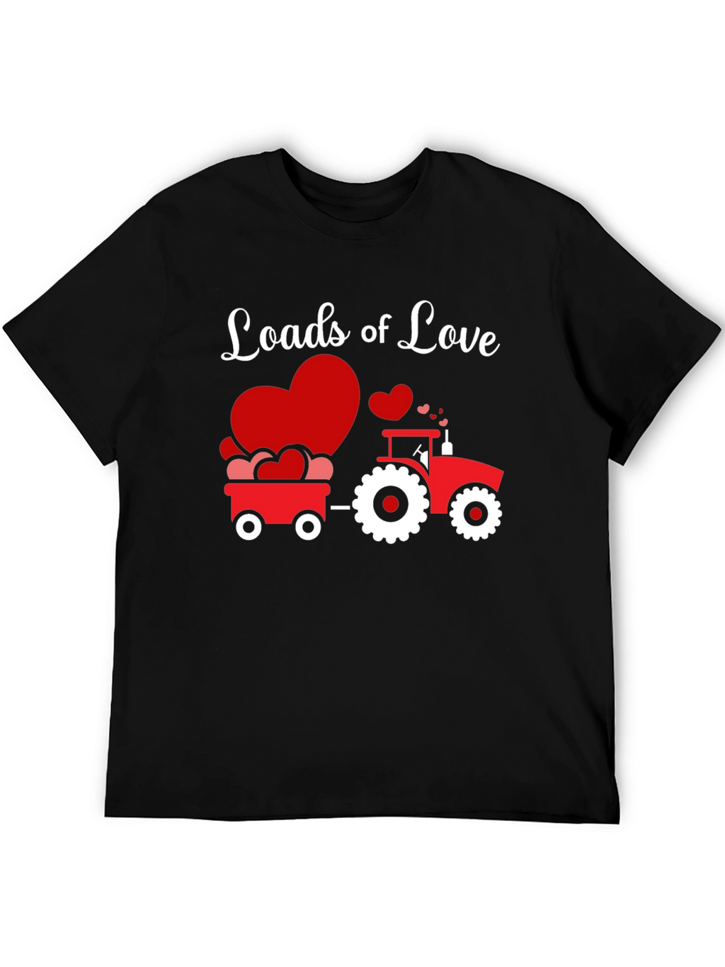 Loads of Love Tractor Valentines Day T-Shirt