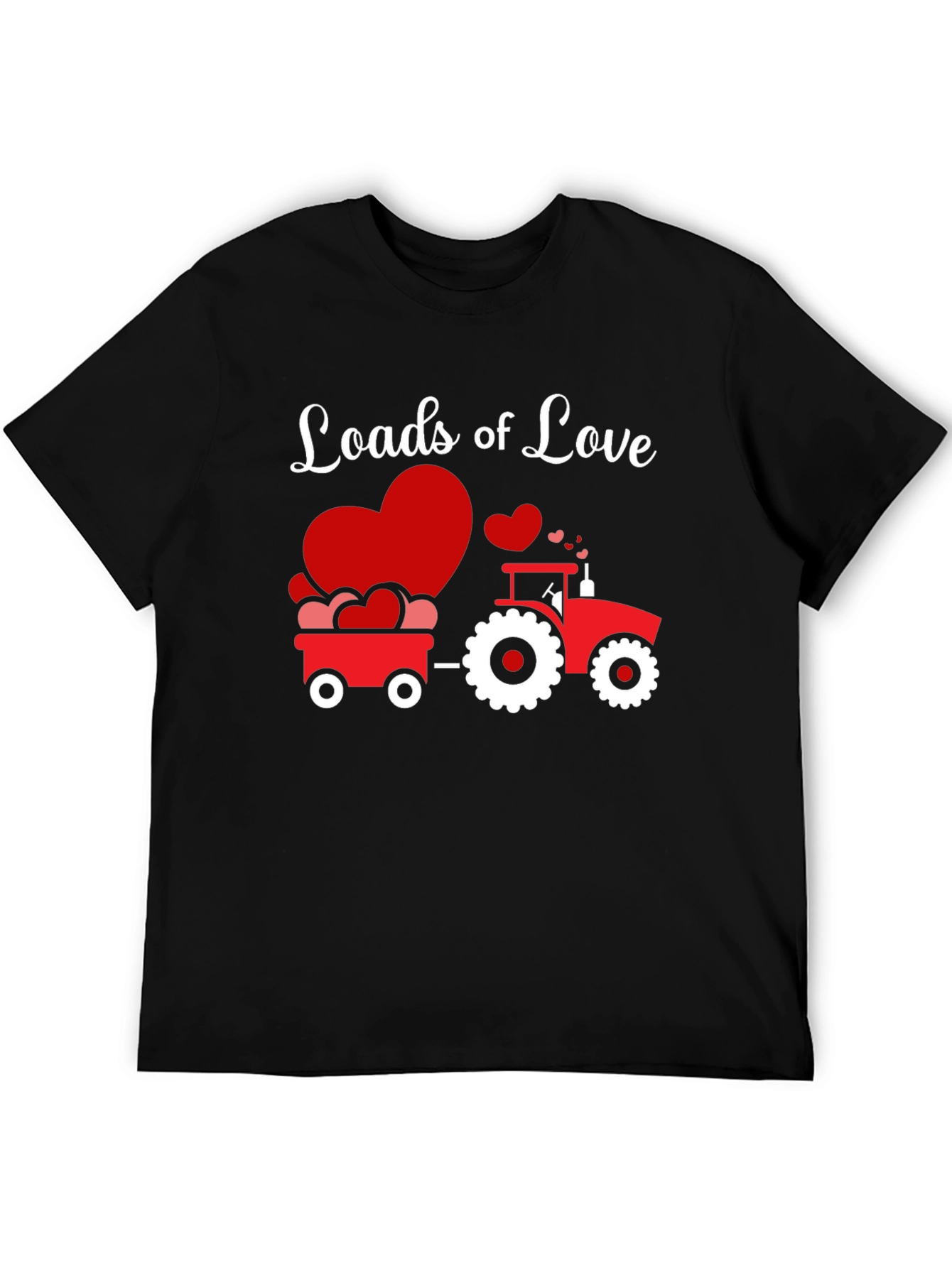Loads of Love Tractor Valentines Day T-Shirt