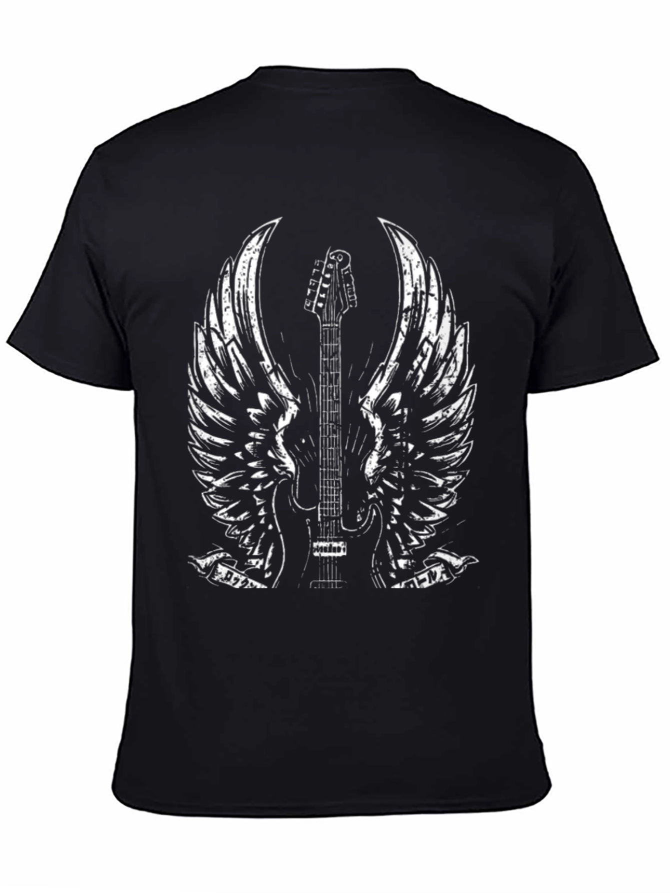 Guitar Wings Graphic Tee - Rocker Style
