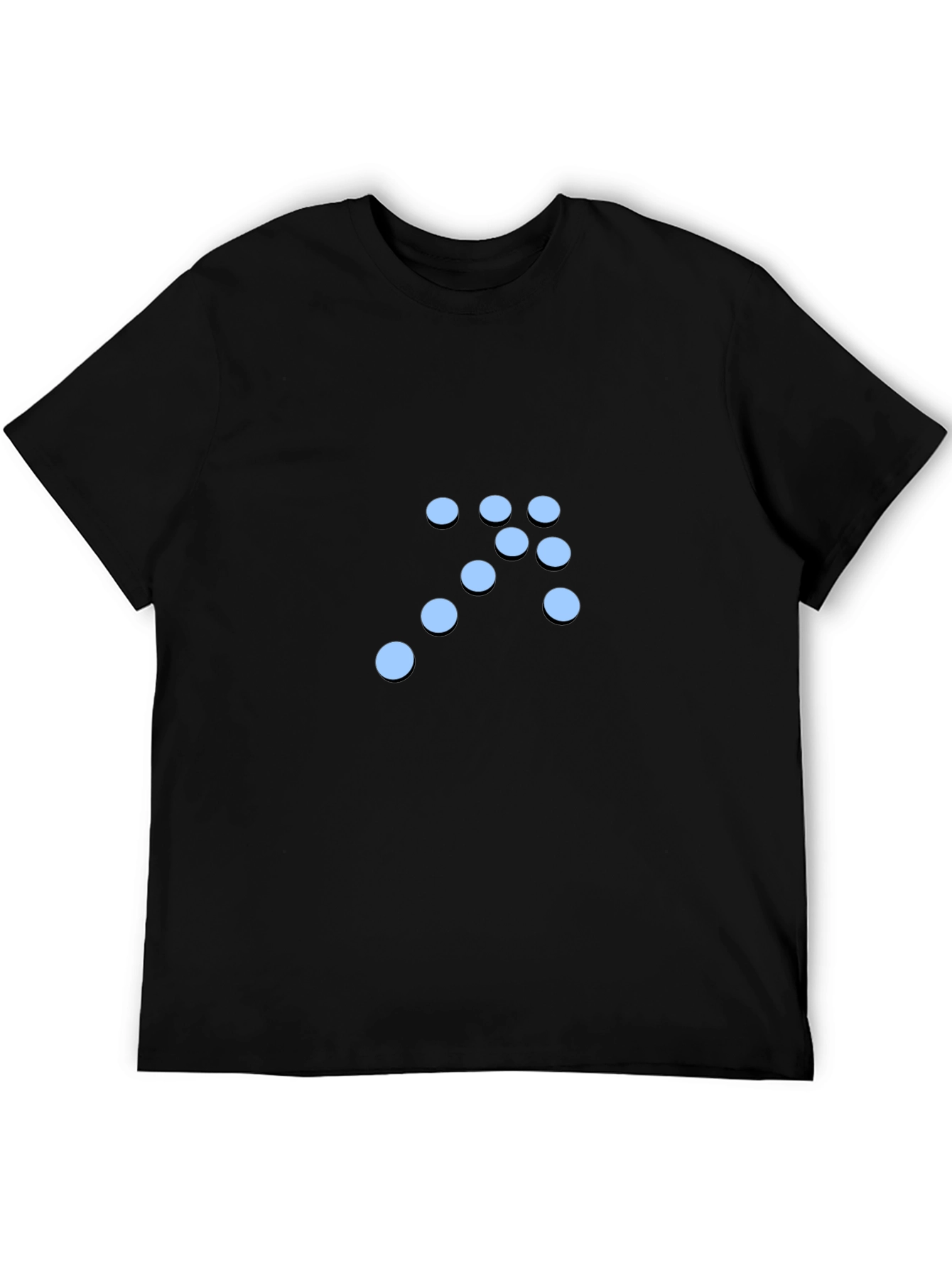 Mens Black Arrow Graphic T-Shirt