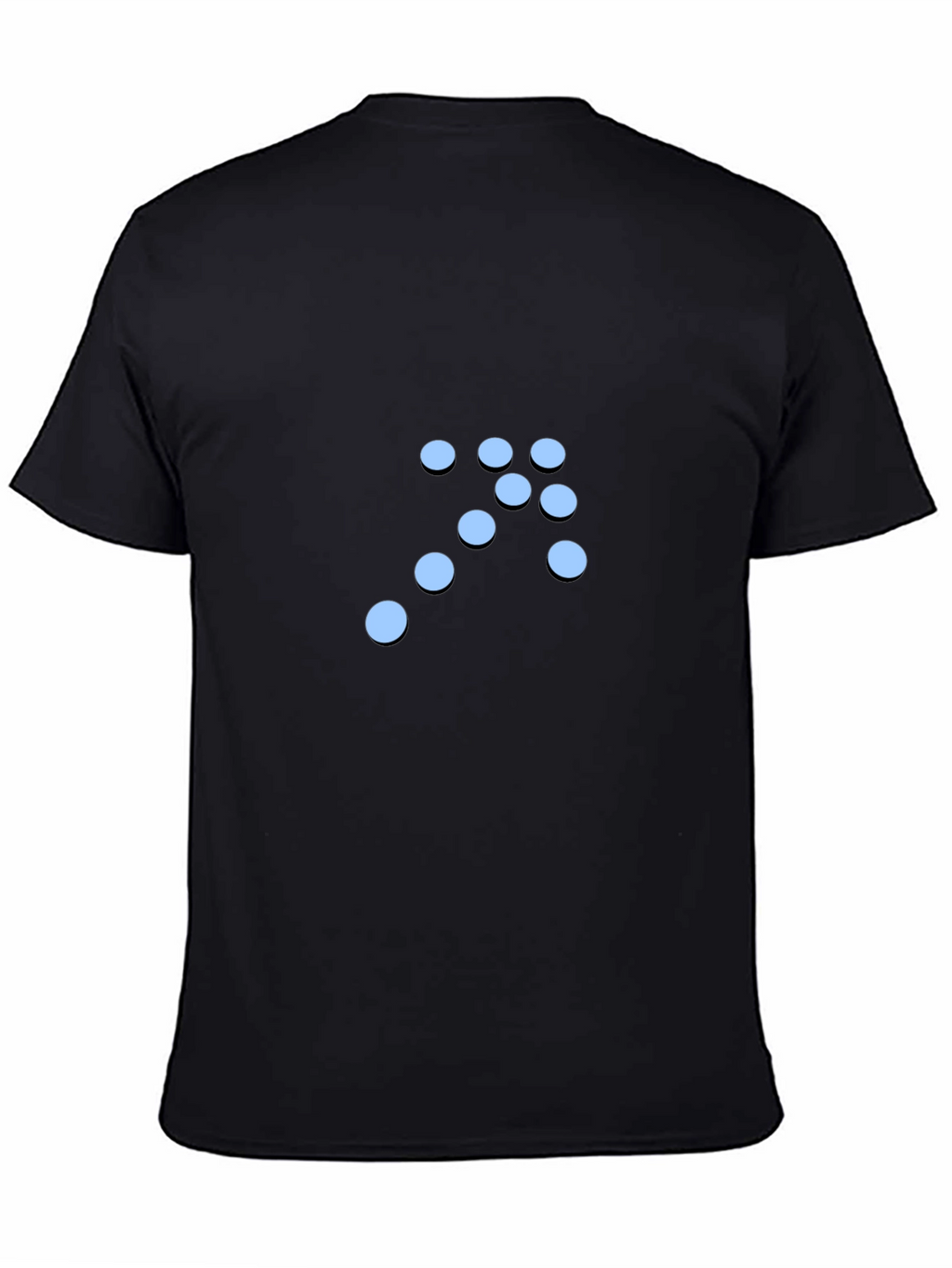 Mens Black Arrow Graphic T-Shirt