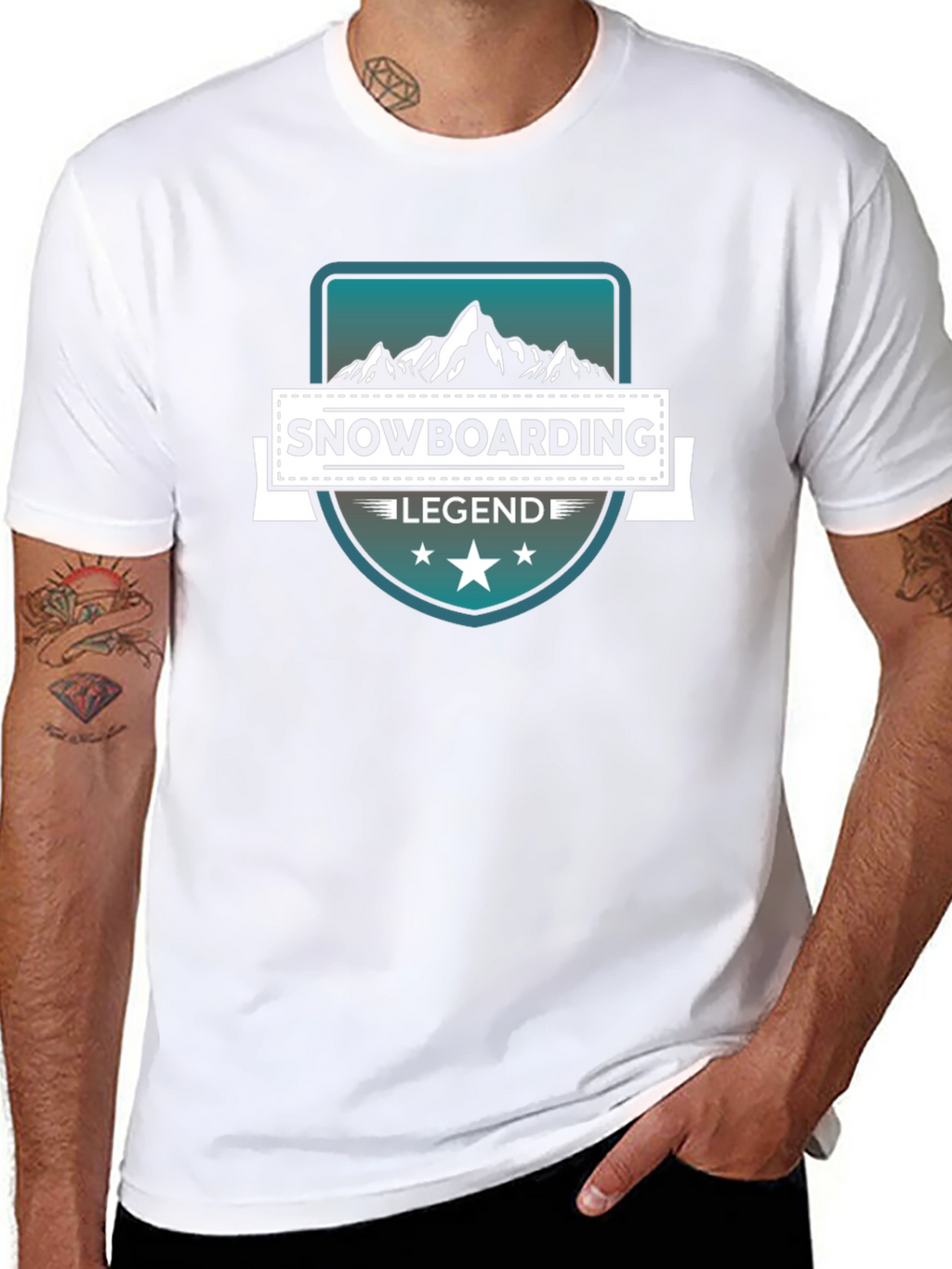 Snowboarding Legend Black T-Shirt
