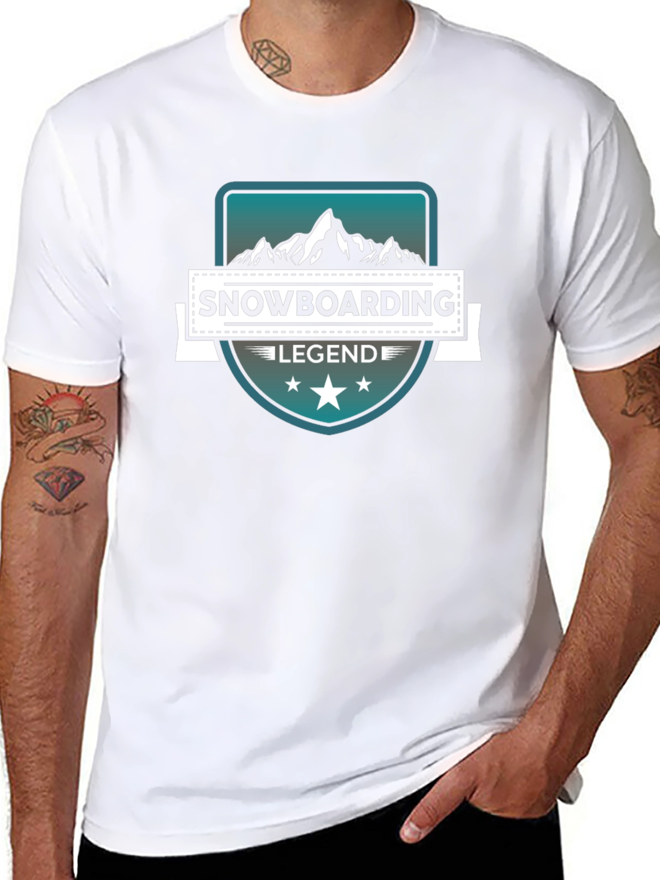Snowboarding Legend Black T-Shirt