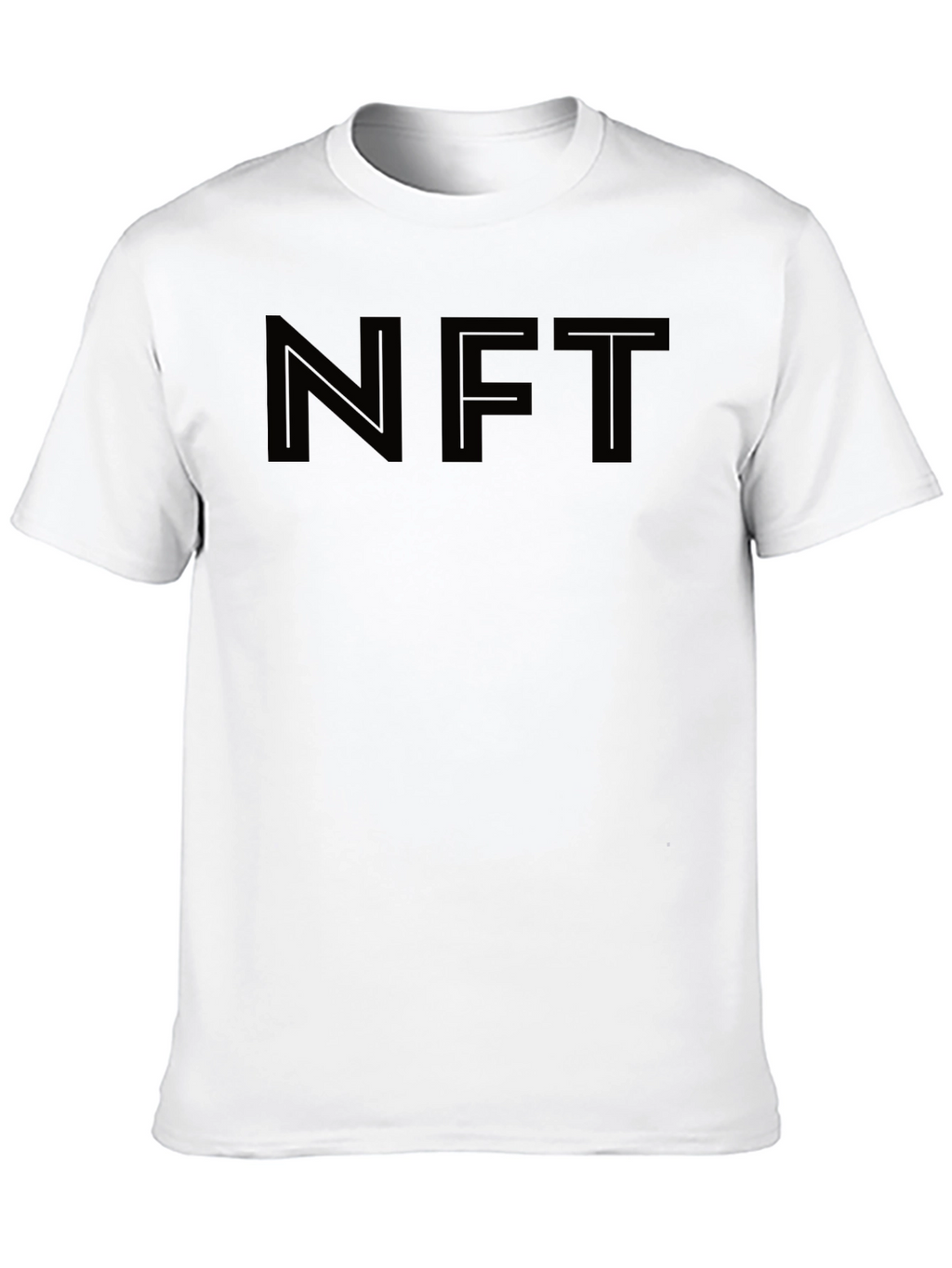 NFT Black Graphic Tee - Trendy Crypto Fashion