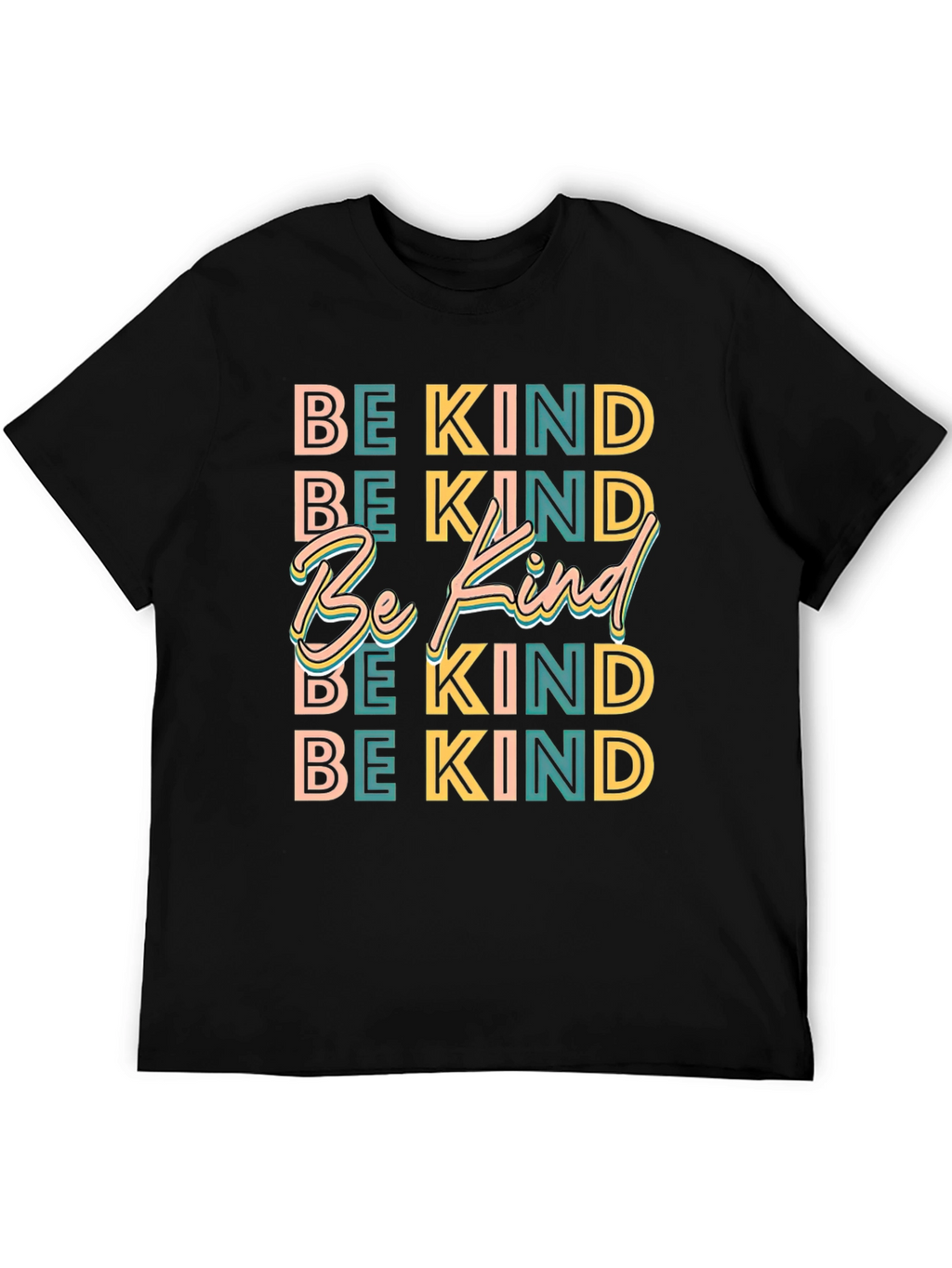 Be Kind Graphic Tee - Retro Style Kindness T-Shirt