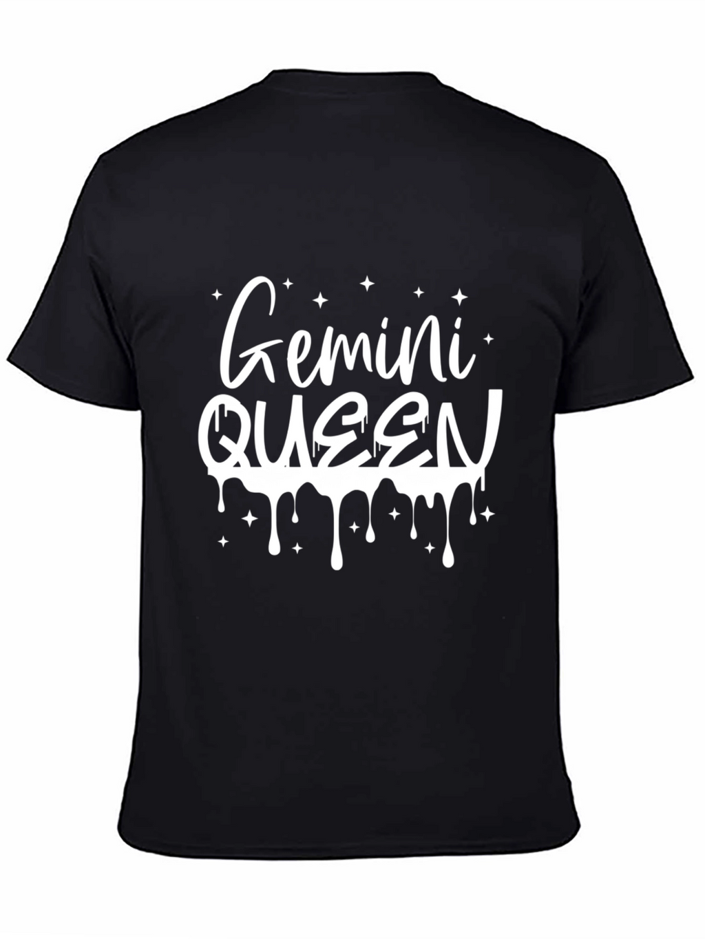 Gemini Queen Black Graphic T-Shirt
