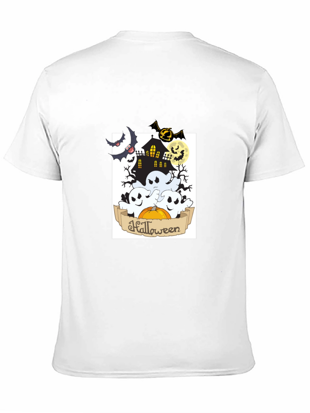 Spooky Halloween Black Graphic Tee