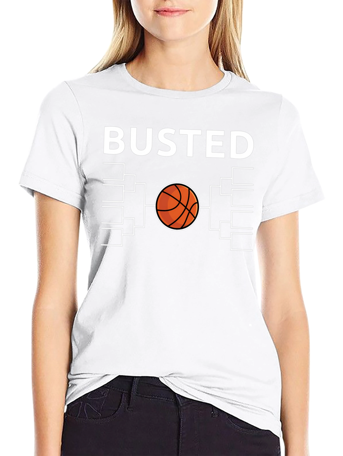 Busted Bracket Basketball T-Shirt