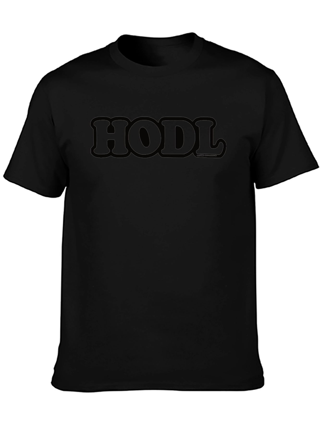 HODL Crypto Black T-Shirt - Bitcoin Investor Apparel