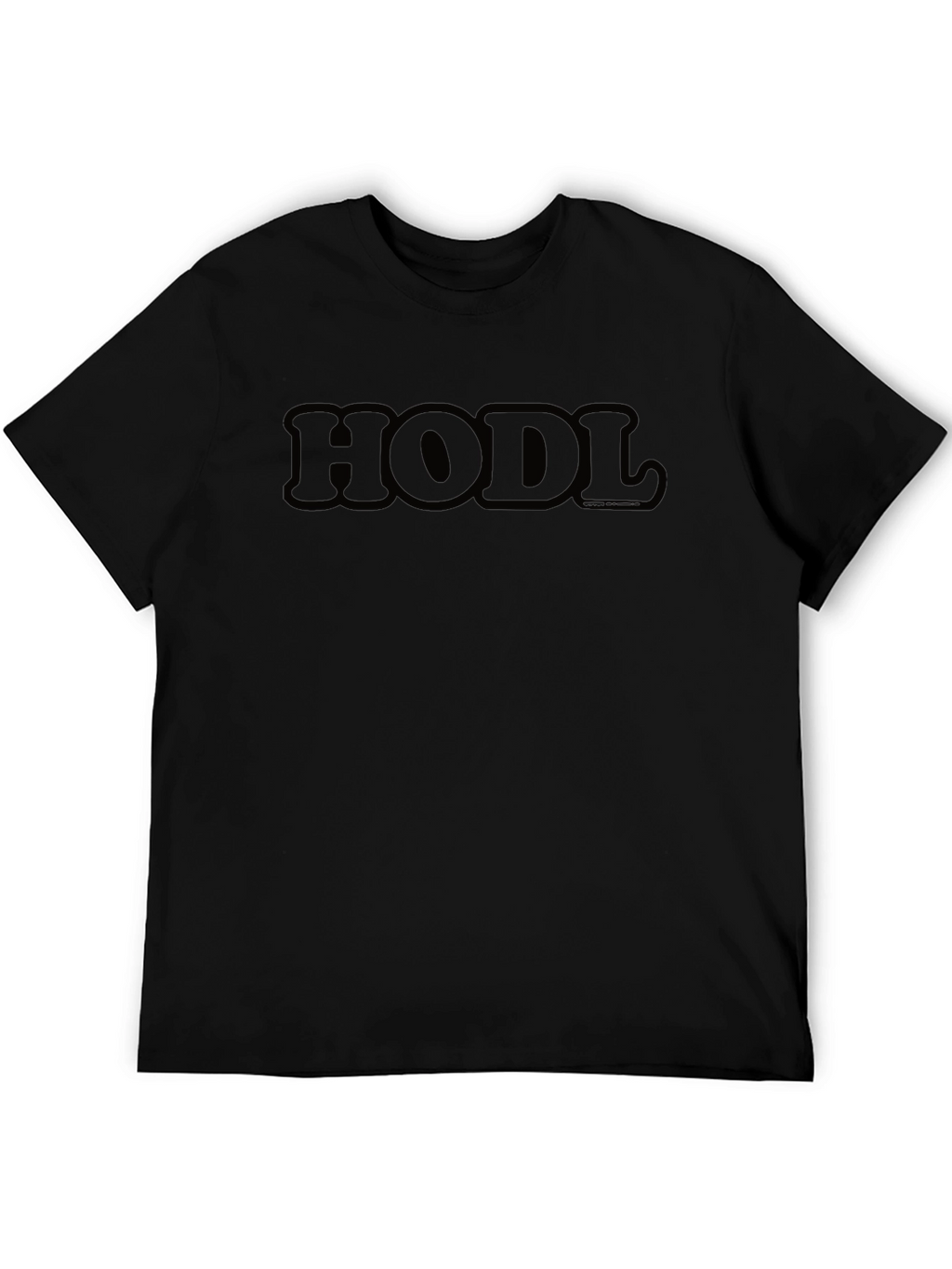 HODL Crypto Black T-Shirt - Bitcoin Investor Apparel
