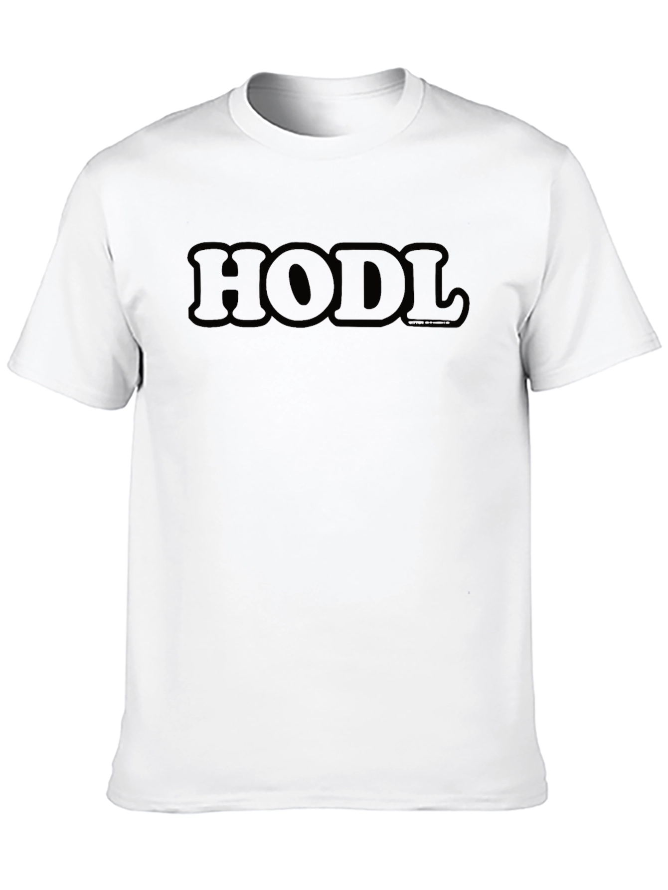 HODL Crypto Black T-Shirt - Bitcoin Investor Apparel
