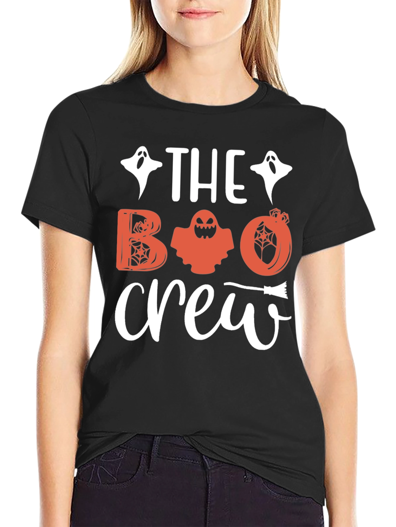 The Boo Crew Halloween Graphic Tee