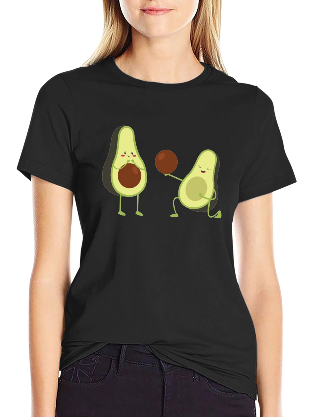 Avocado Basketball Graphic Tee