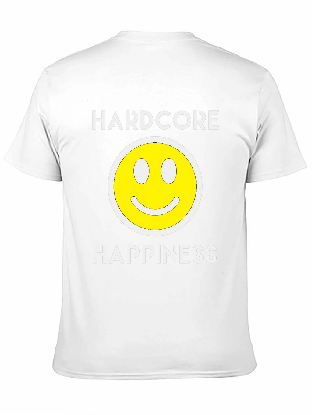 Hardcore Happiness Graphic T-Shirt - Black
