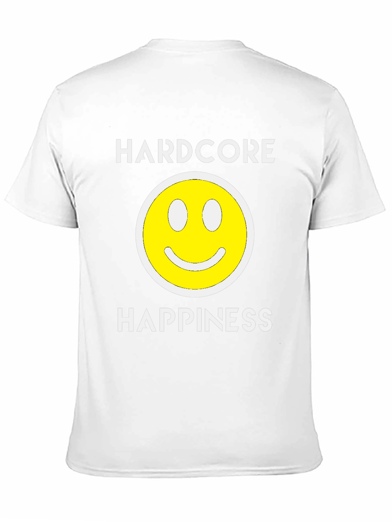Hardcore Happiness Graphic T-Shirt - Black