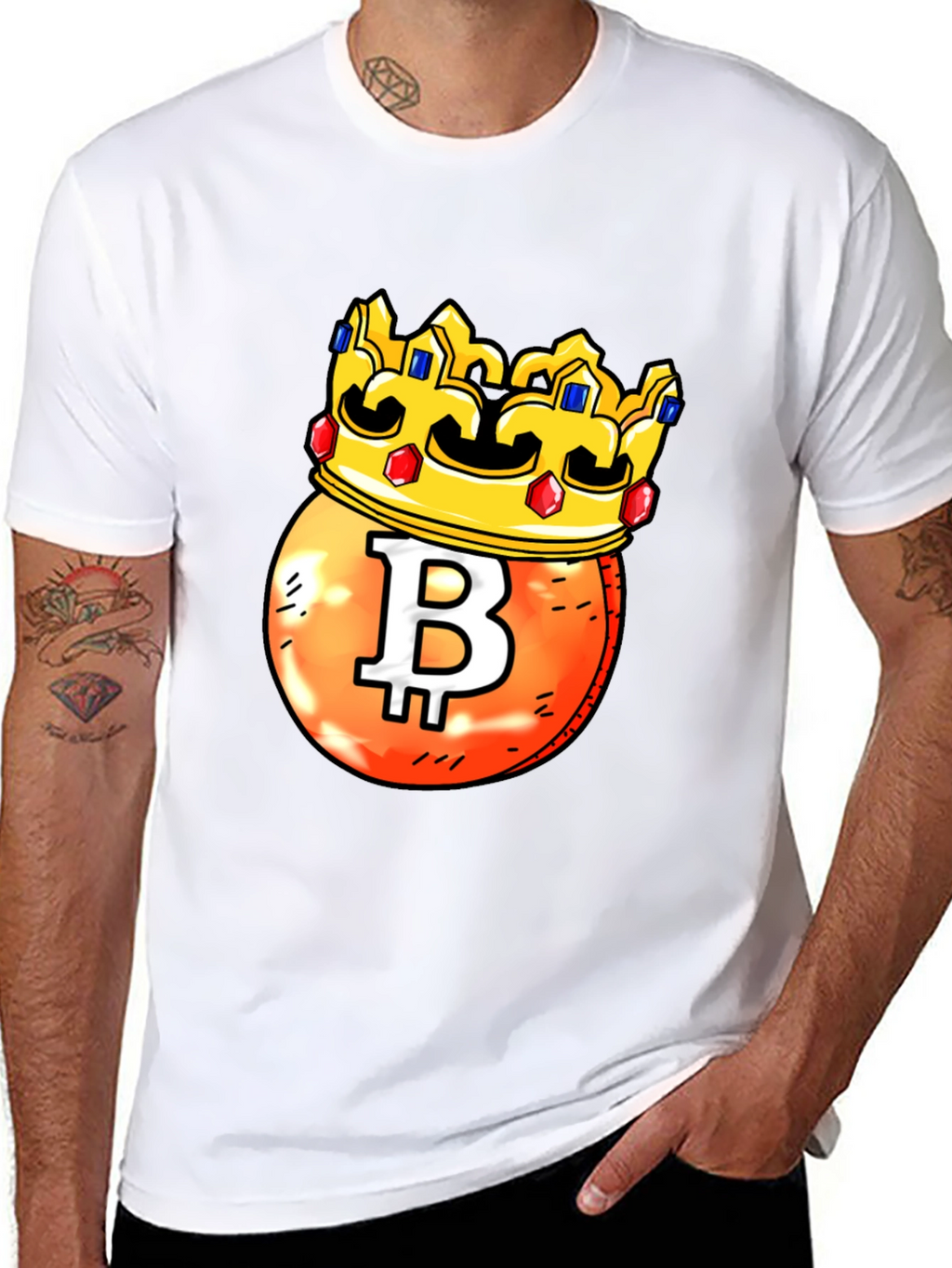 Bitcoin King T-Shirt - Crypto Currency Tee