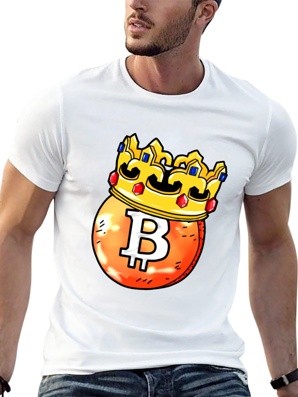Bitcoin King T-Shirt - Crypto Currency Tee