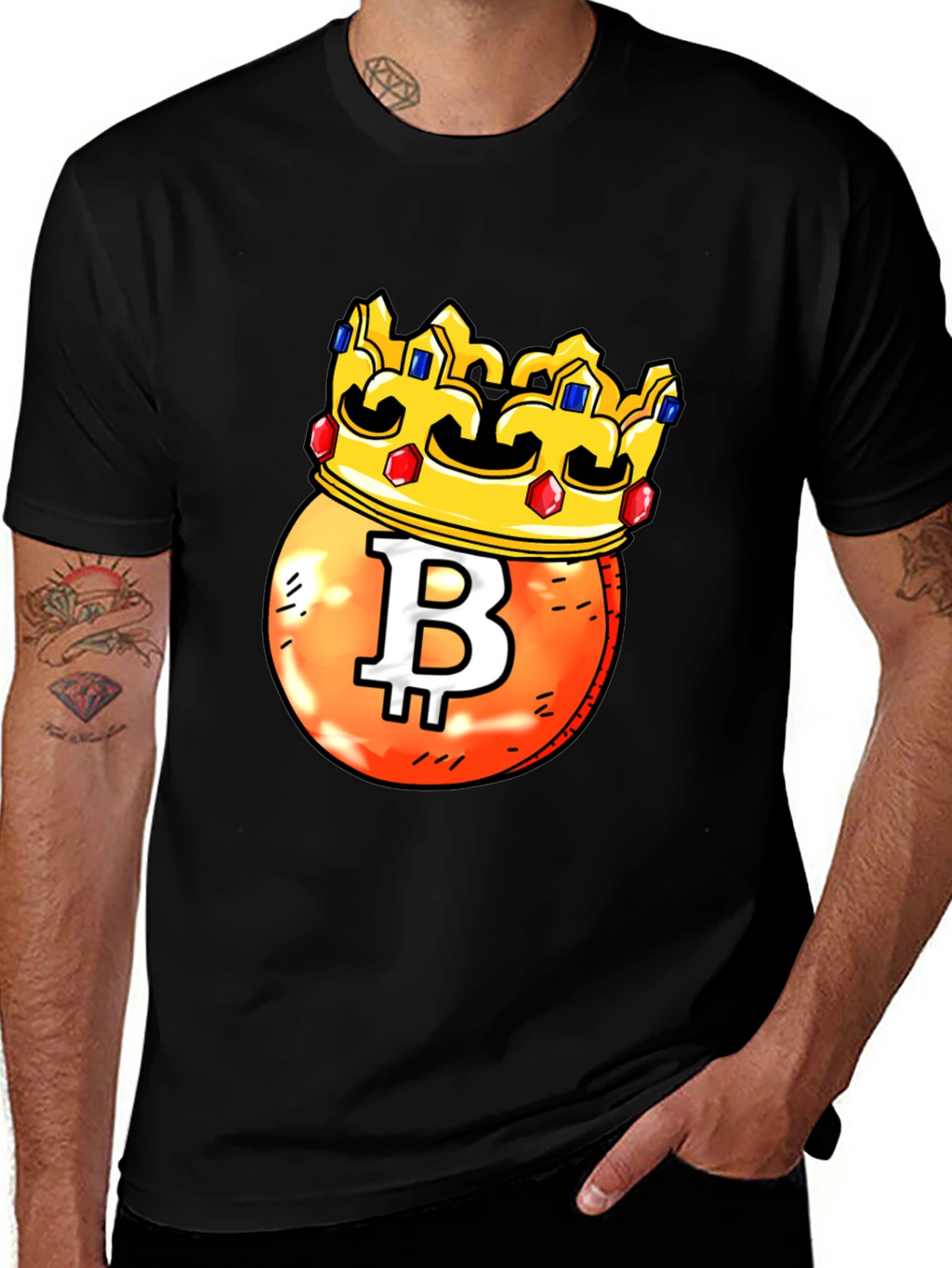 Bitcoin King T-Shirt - Crypto Currency Tee