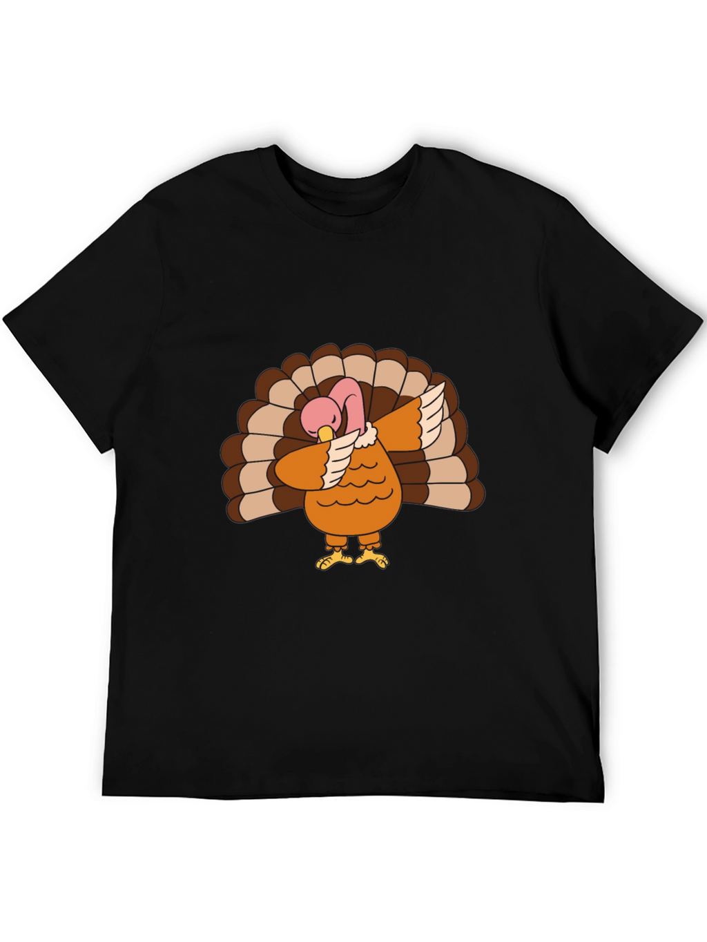 Dabbing Turkey Graphic Tee - Thanksgiving Fun!