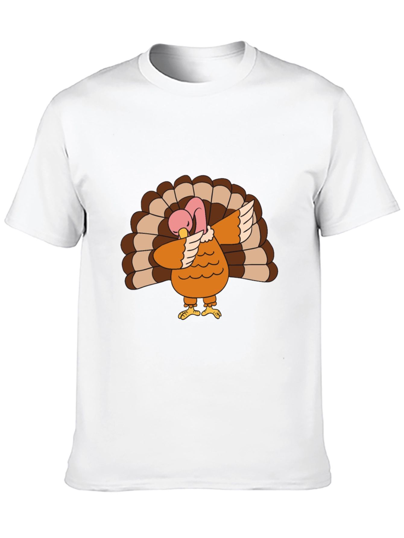 Dabbing Turkey Graphic Tee - Thanksgiving Fun!