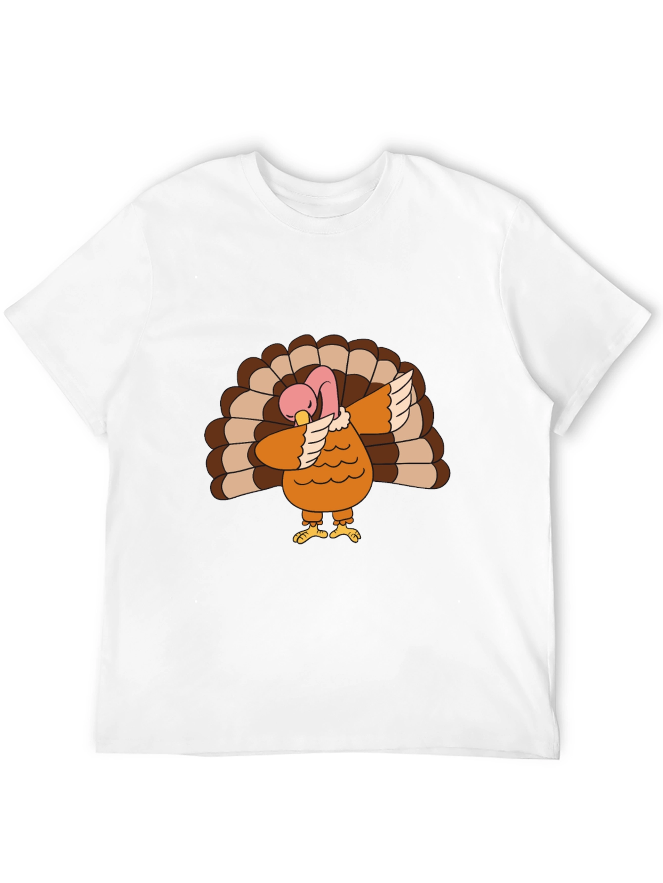 Dabbing Turkey Graphic Tee - Thanksgiving Fun!