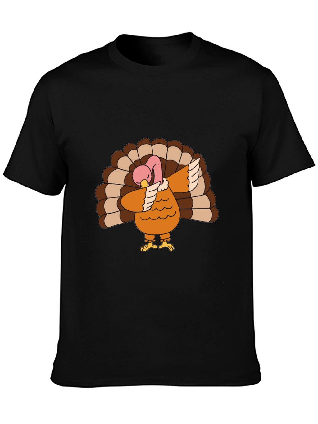 Dabbing Turkey Graphic Tee - Thanksgiving Fun!