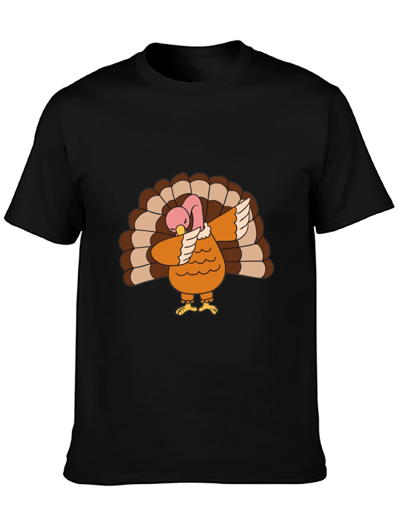 Dabbing Turkey Graphic Tee - Thanksgiving Fun!