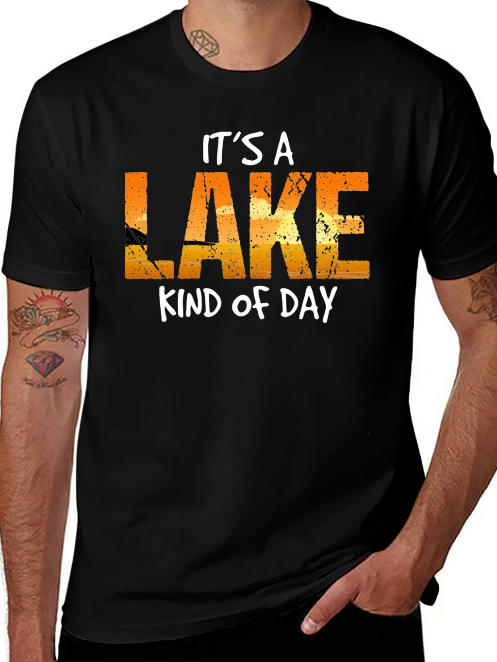 Its A Lake Kind of Day Graphic Tee