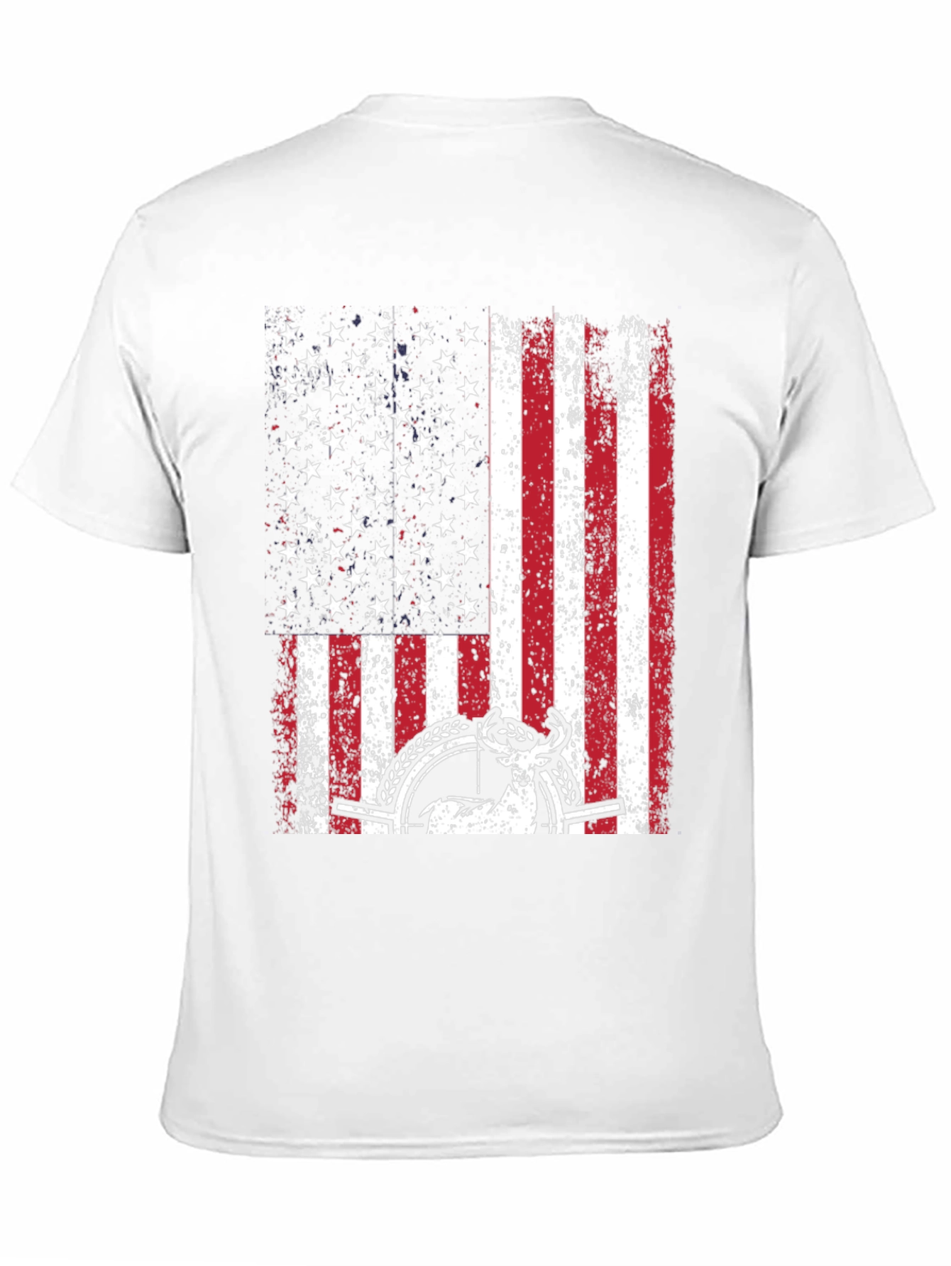American Flag Deer Hunting Graphic Tee
