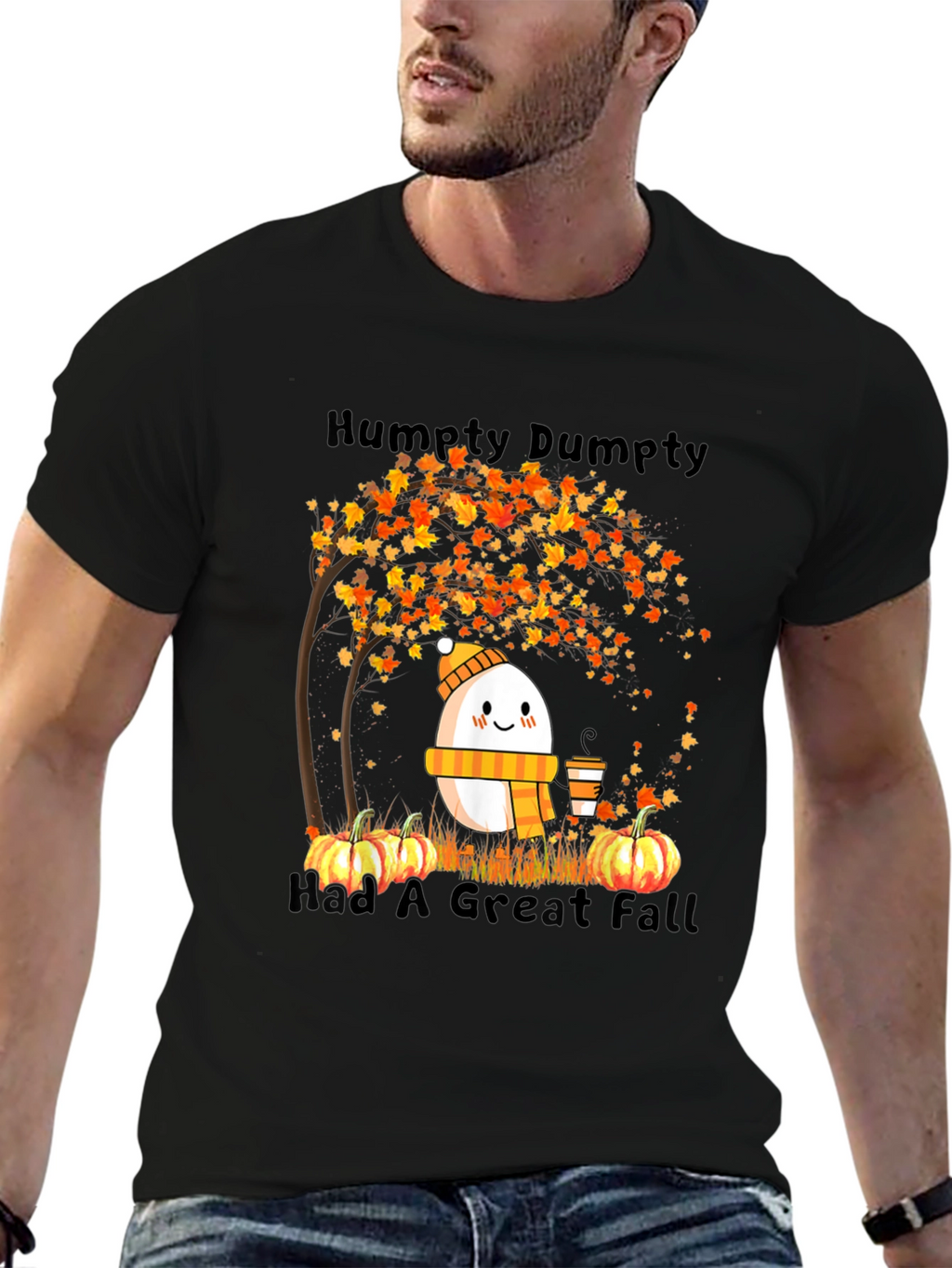 Humpty Dumpty Fall T-Shirt Autumn Design