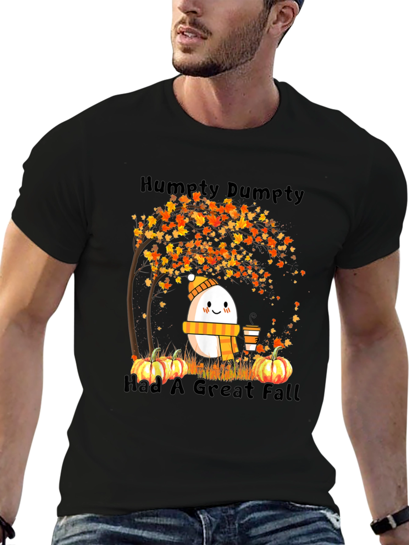 Humpty Dumpty Fall T-Shirt Autumn Design