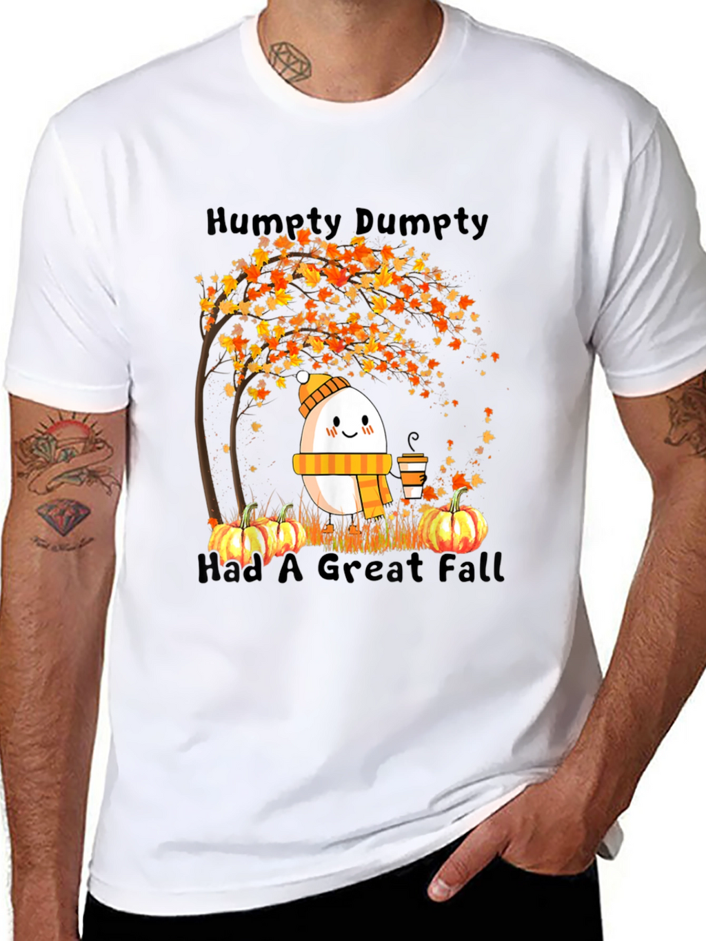 Humpty Dumpty Fall T-Shirt Autumn Design
