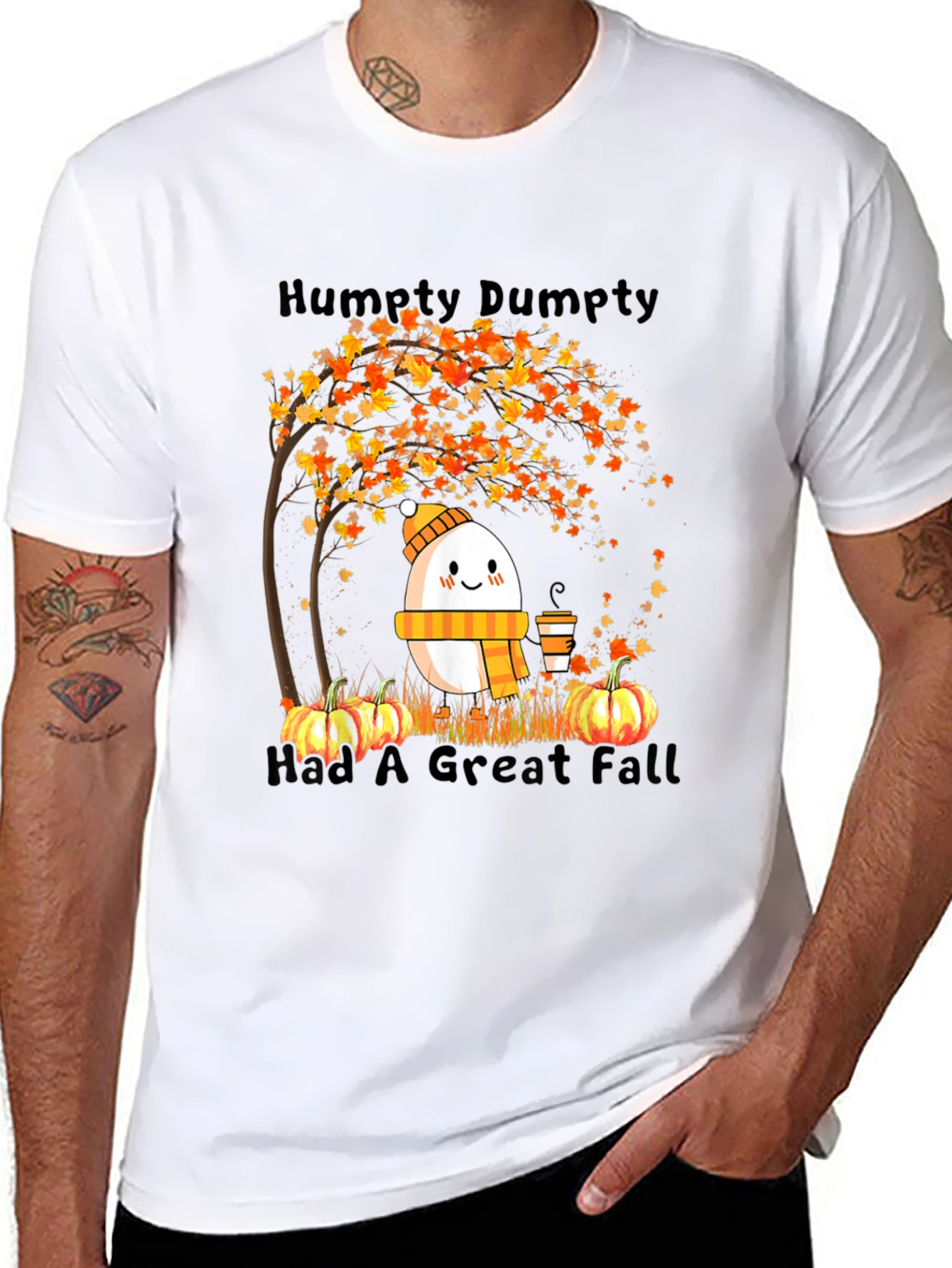 Humpty Dumpty Fall T-Shirt Autumn Design
