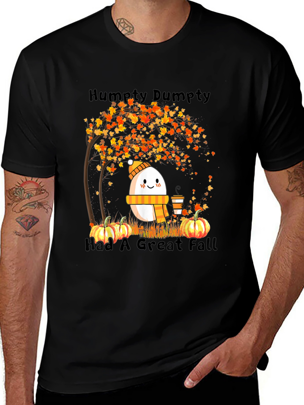 Humpty Dumpty Fall T-Shirt Autumn Design